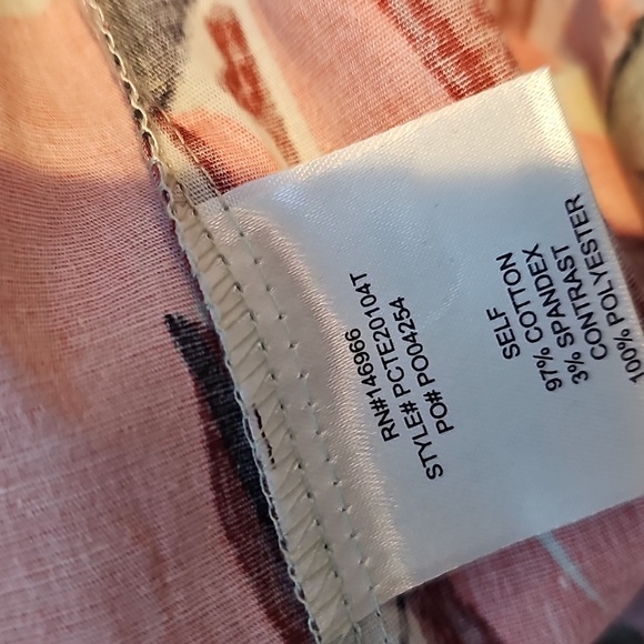 Crystal Sky Size 3X Tropical Print Long Maxi Dress Multi-Color - Picture 7 of 7